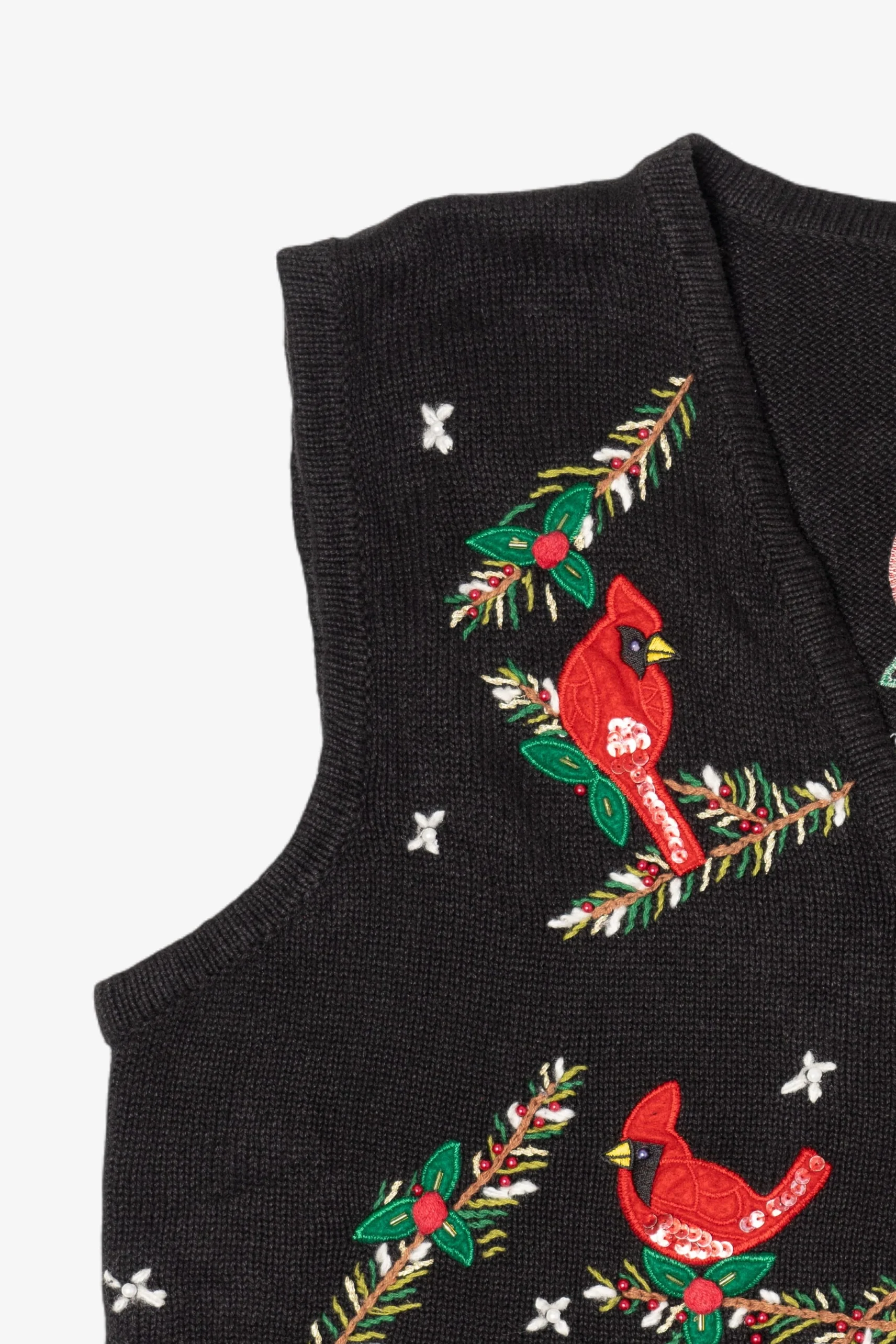 Vintage Bobbie Brooks Cardinals Ugly Christmas Vest (1990s) - Image 7