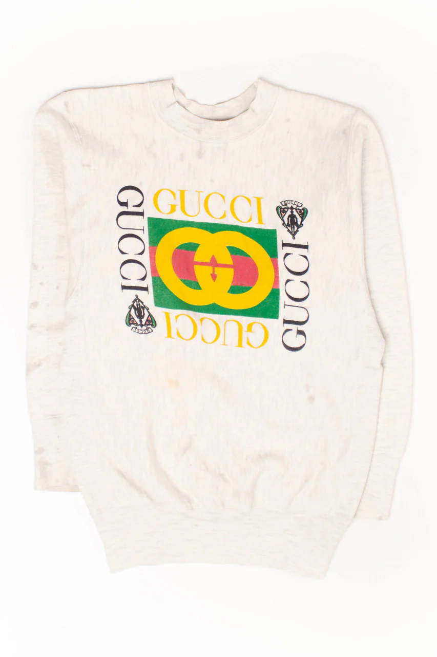 Vintage Bootleg Gucci Sweatshirt (1990s) - Image 2