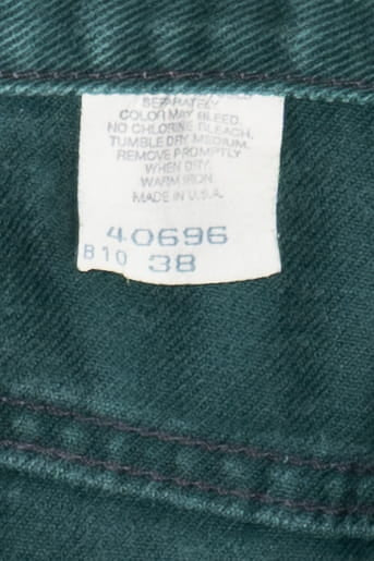 Vintage Boss Embroidered Logo Denim Shorts (1990s) - Image 5
