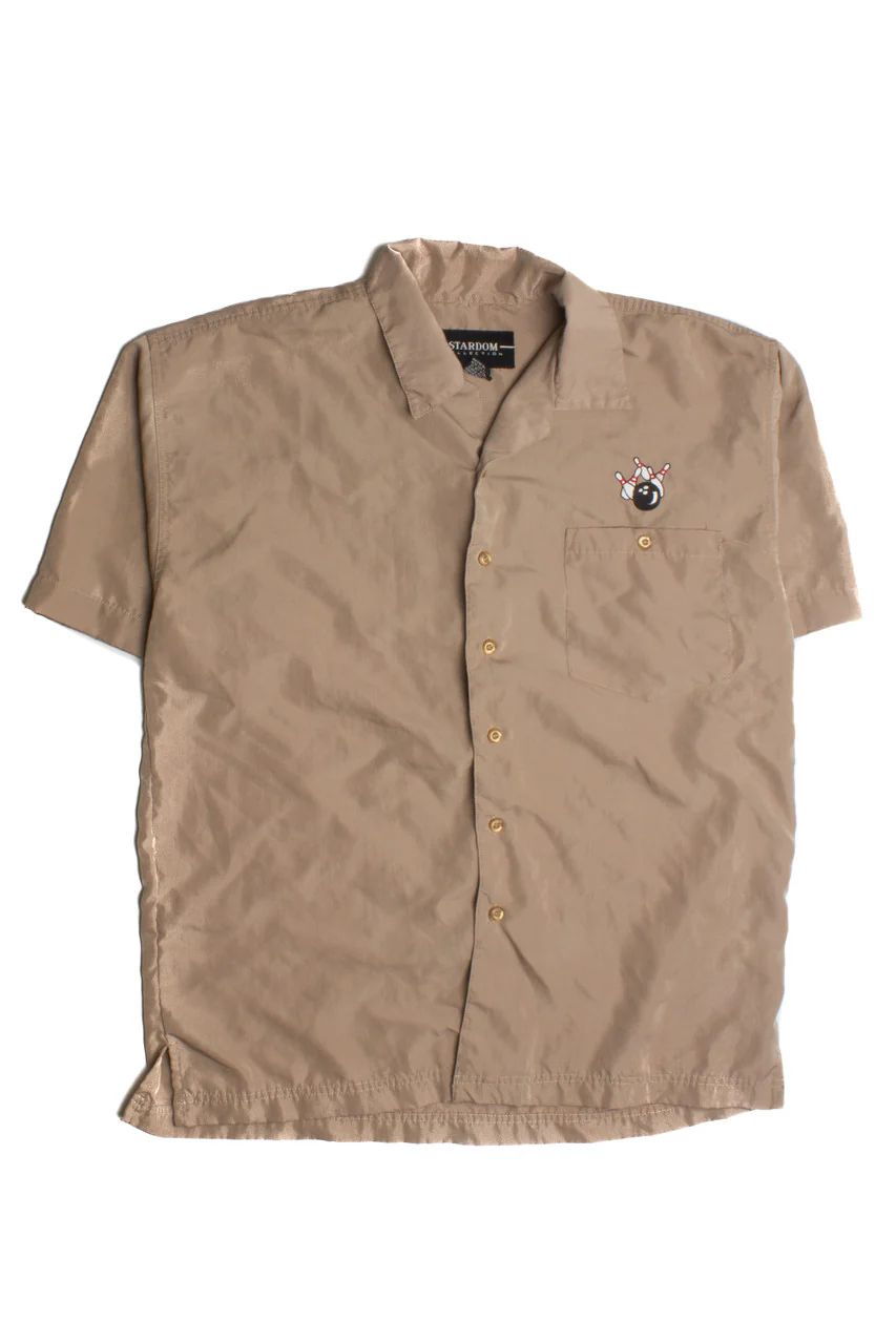Vintage Bowling Team Button Up Shirt (1980s) 87 - Image 2