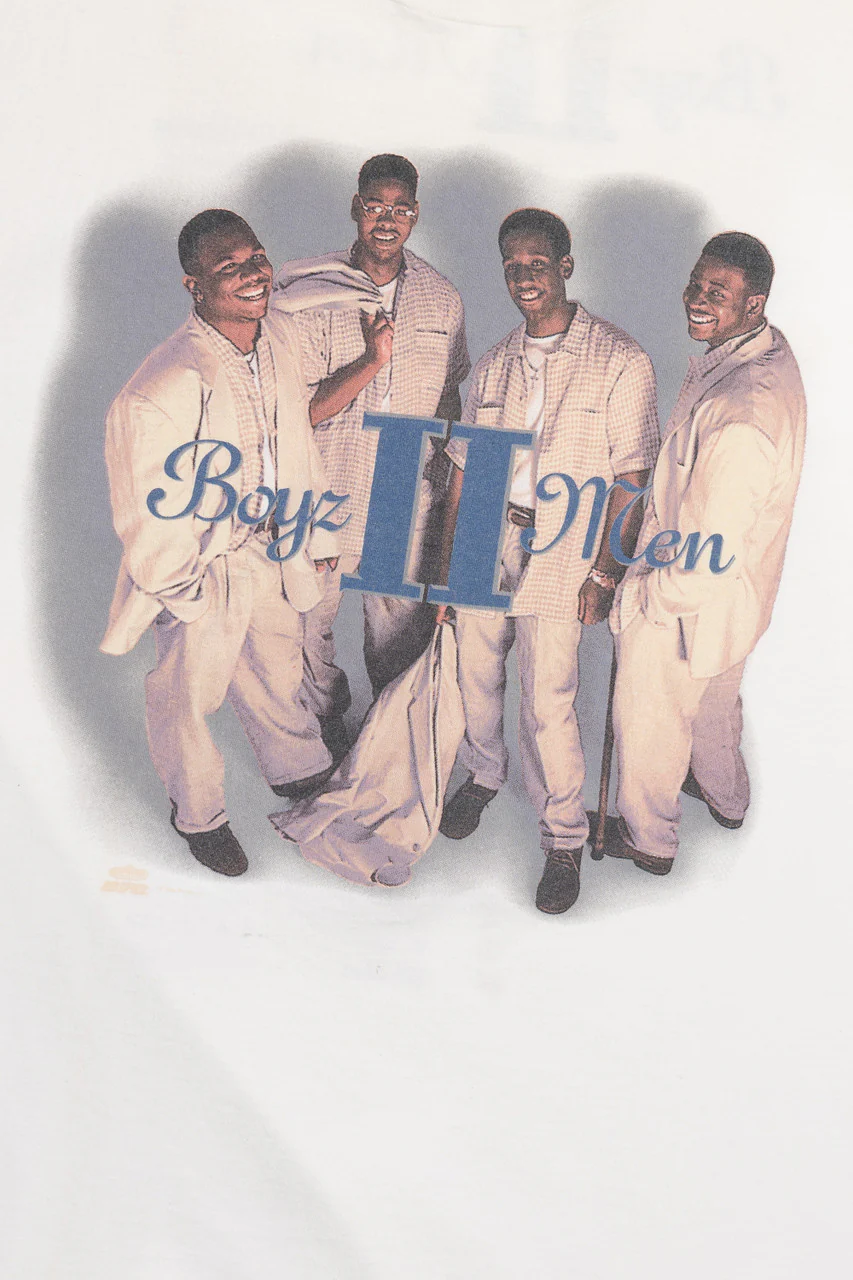 Vintage Boyz II Men 1994-1995 "All Around The World" Tour T-Shirt - Image 2