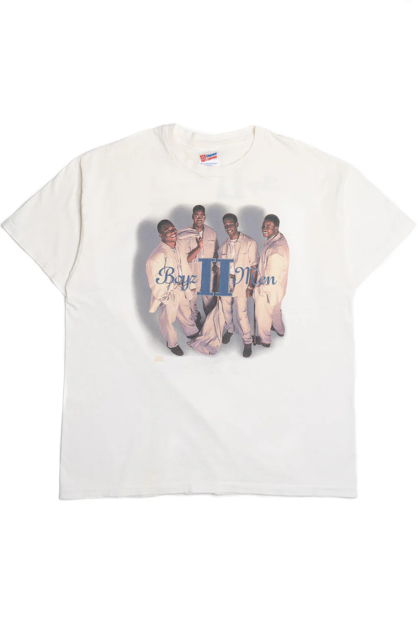 Vintage Boyz II Men 1994-1995 "All Around The World" Tour T-Shirt - Image 5