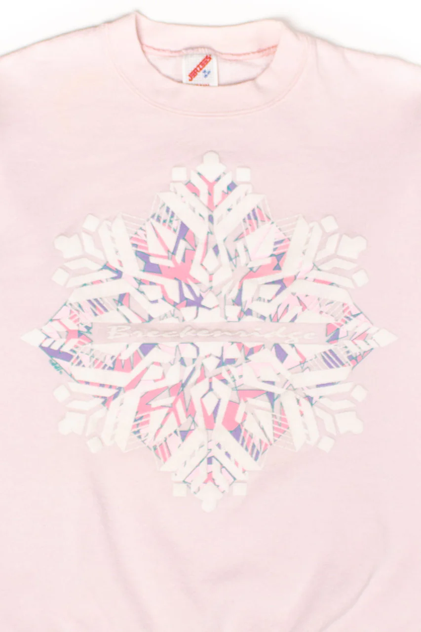 Vintage Breckenridge Snowflake Sweatshirt (1990s)