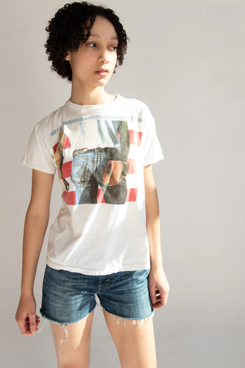 Vintage Bruce Springsteen Born In The USA World Tour T-Shirt (1984) - Image 6