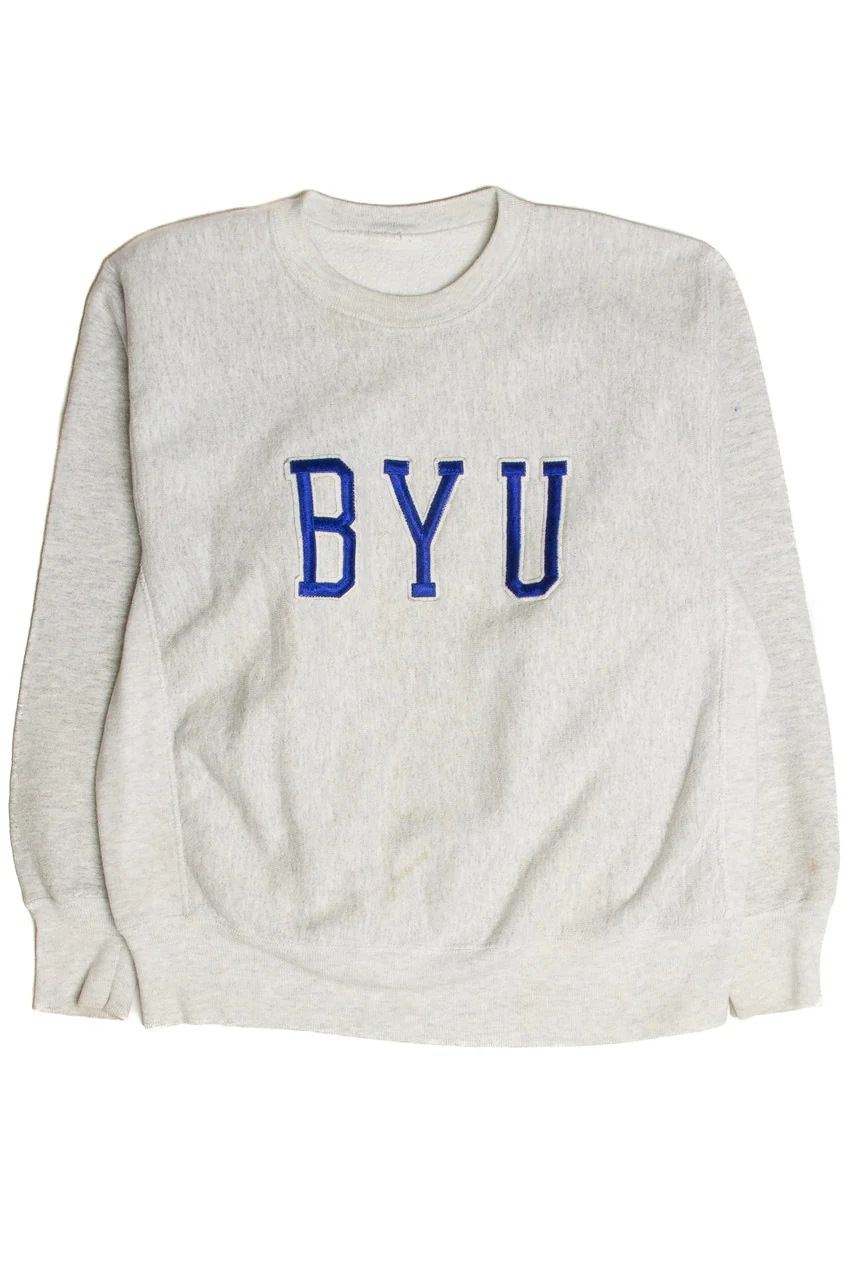 Vintage BYU Sweatshirt 9756 - Image 3