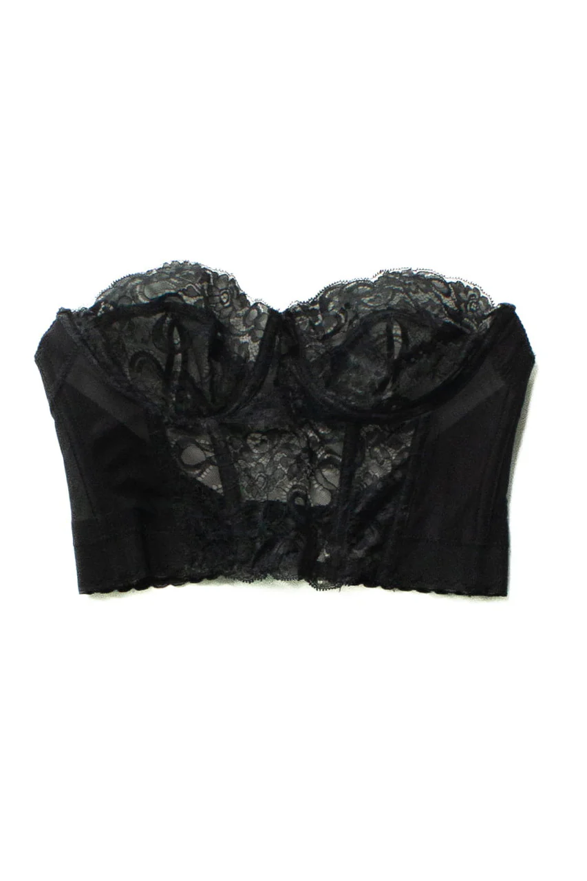 Vintage Cabernet Bustier Top - Image 2