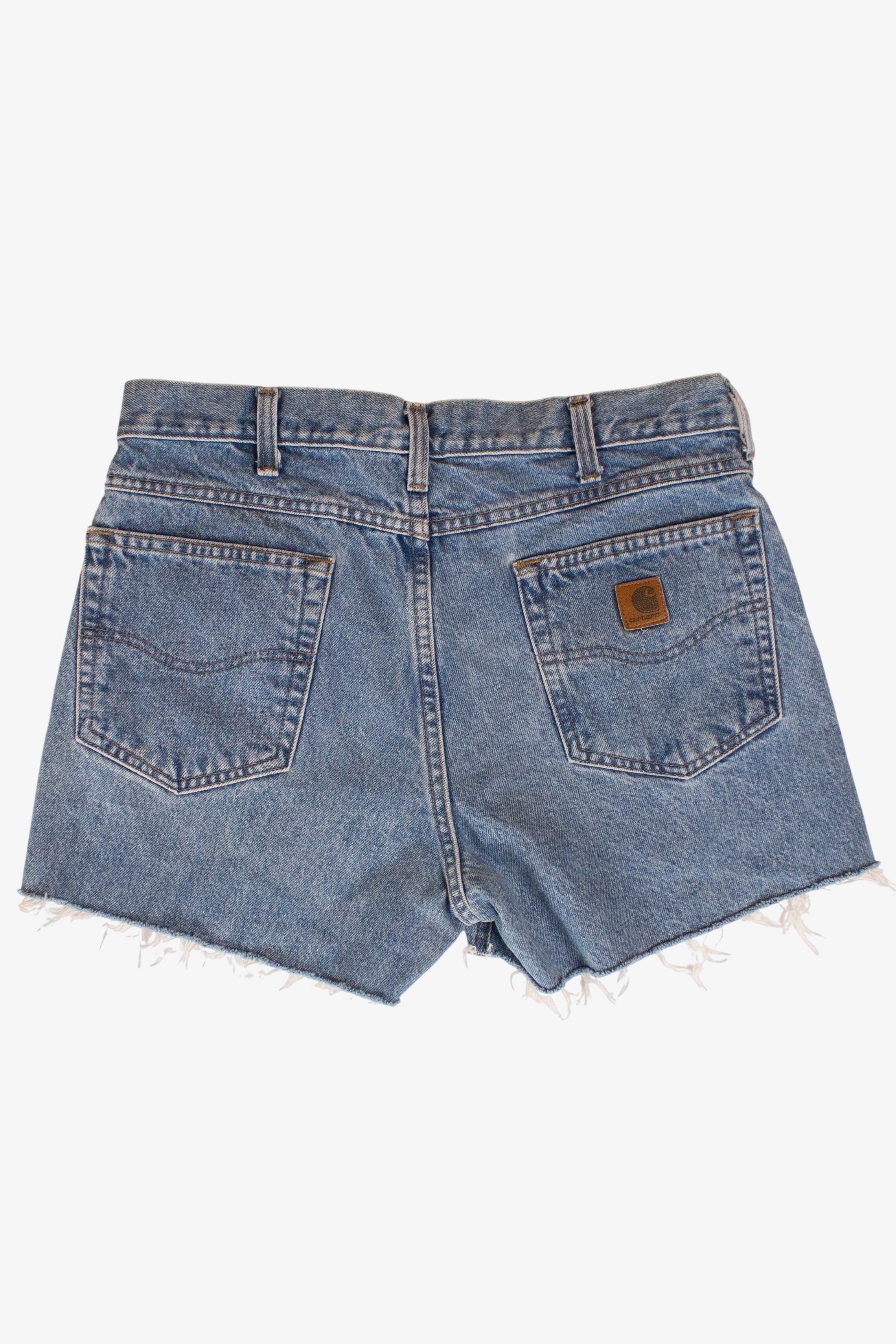 Vintage Carhartt Denim Cutoff Shorts (1990s) - Image 2