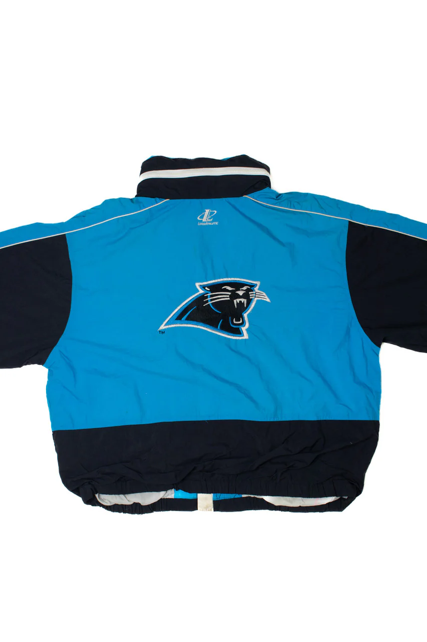 Vintage Carolina Panthers NFL Logo Athletic Lightweight Jacket - Image 3