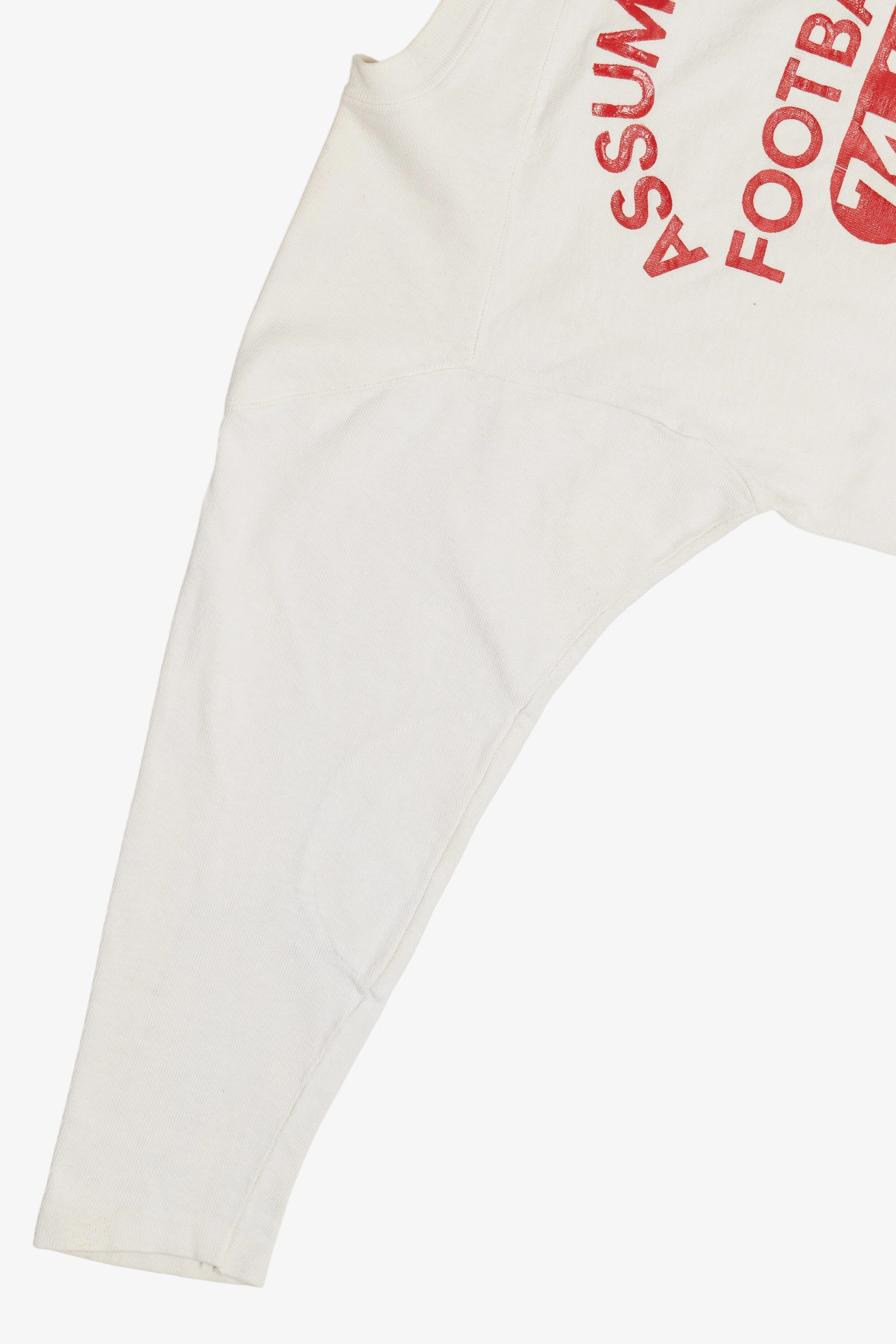 Vintage Champion "Assumption Football" 74-13 Padded Elbow Football Jersey Sweatshirt (1970s) - Image 3