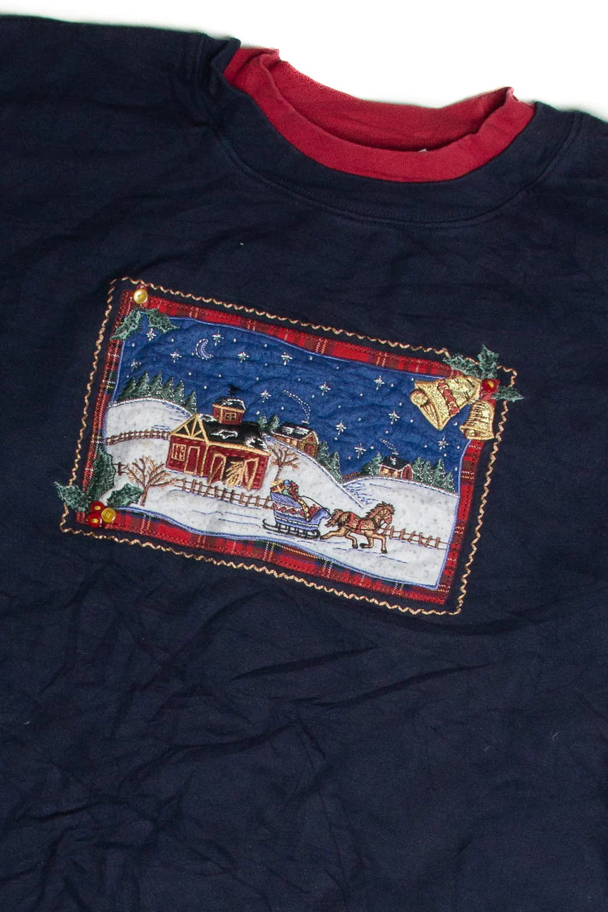 Vintage Christmas Sweatshirt 62675 - Image 2