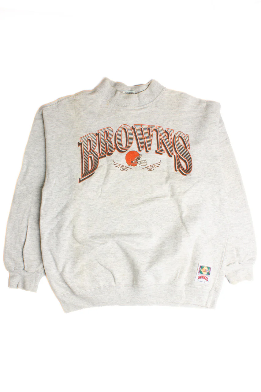 Vintage Cleveland Browns Sweatshirt (1990s) 8633 - Image 2
