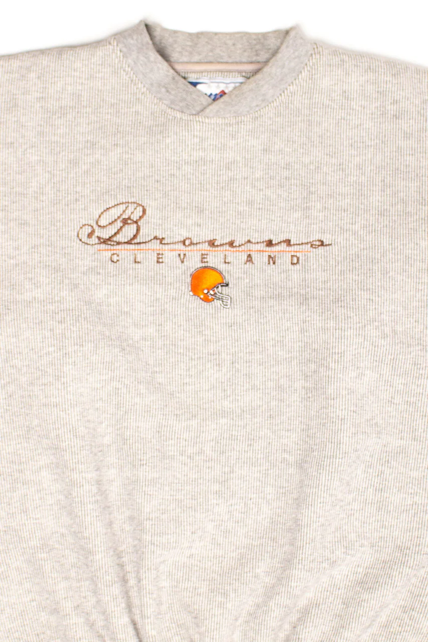 Vintage Cleveland Browns Textured Sweatshirt (1990s)