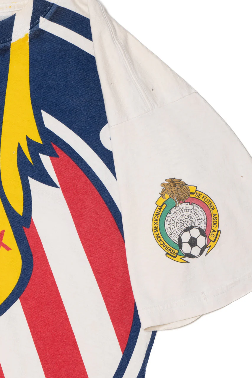Vintage Club Deportivo Guadalajara Futbol All Over Print T-Shirt - Image 3