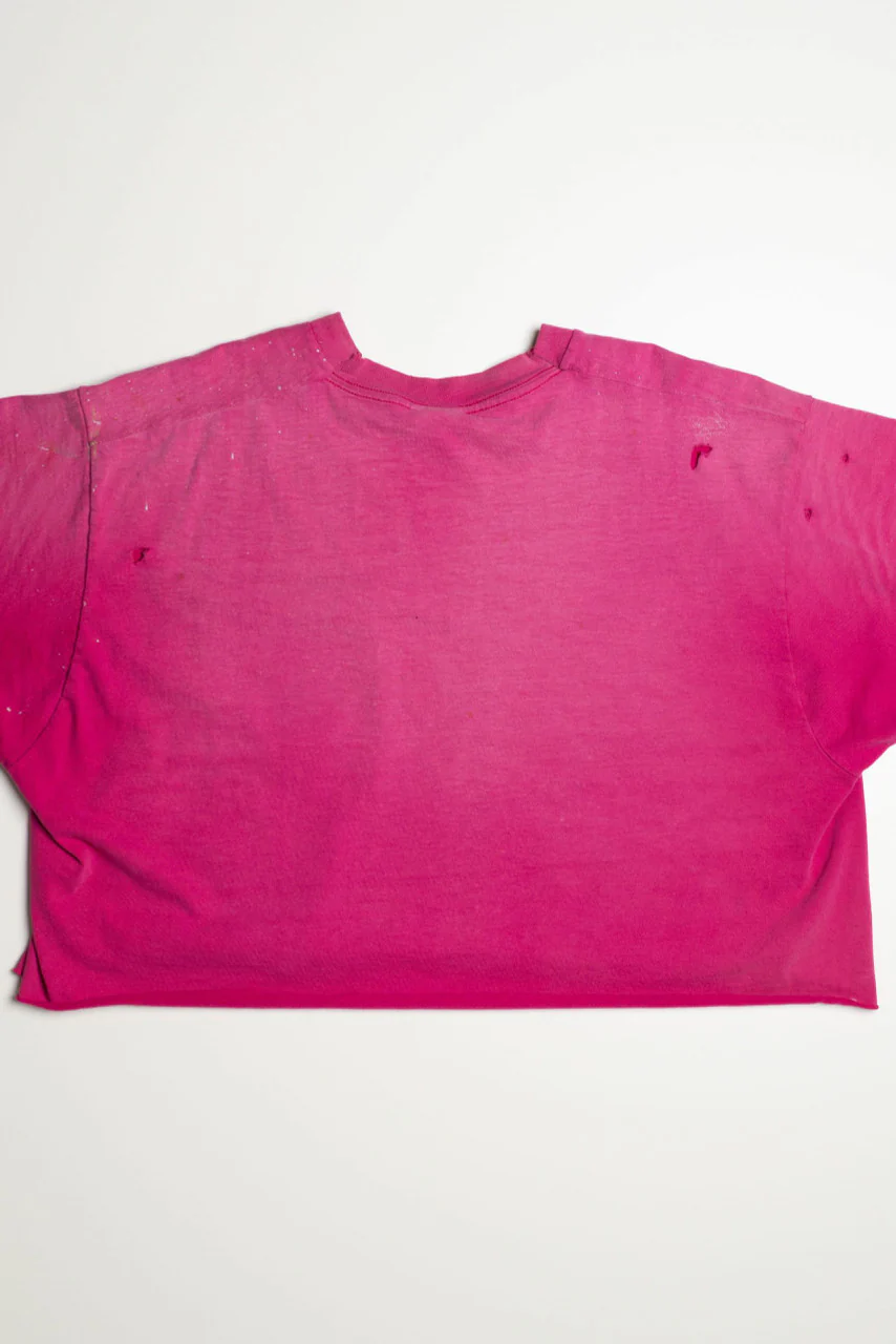 Vintage Cropped Painted Shirt - Image 2