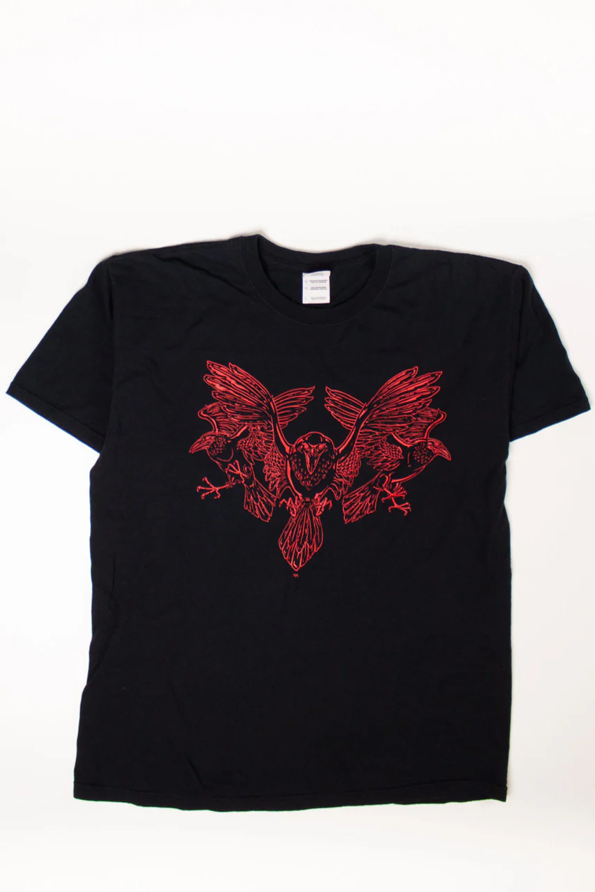 Vintage Crow Trio T-Shirt (2000s) - Image 2
