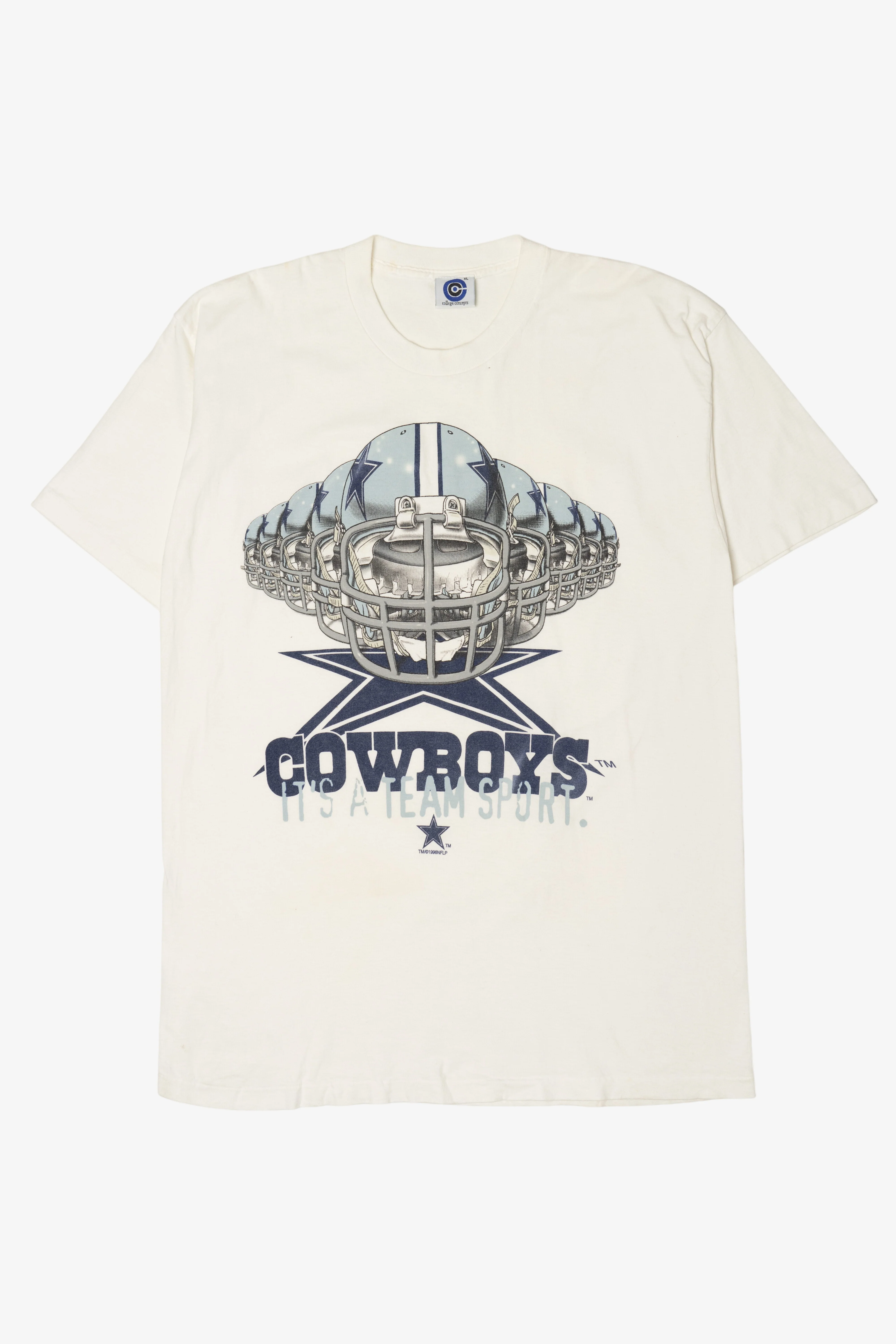 Vintage Dallas Cowboys "It's A Team Sport." T-Shirt (1990s)