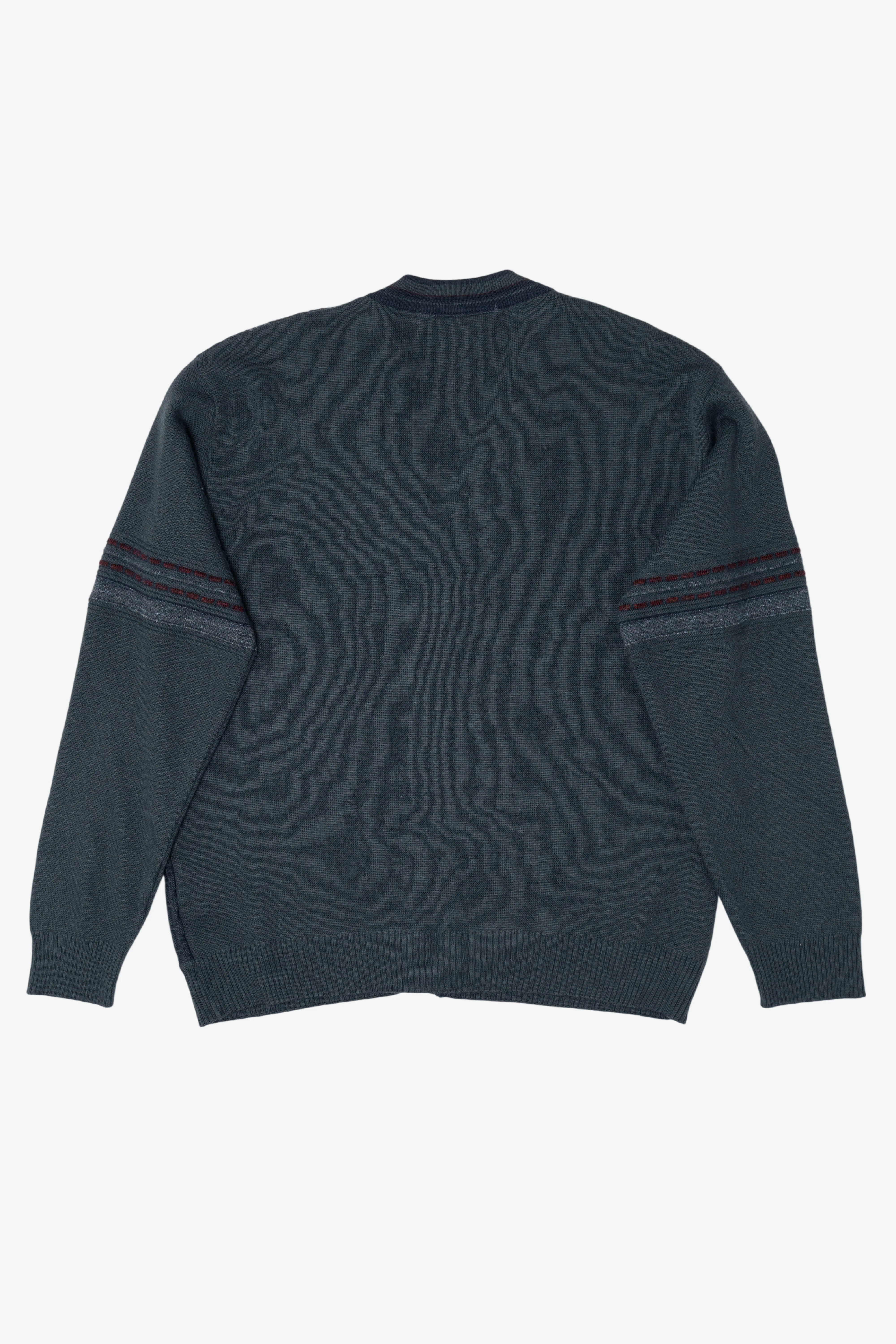 Vintage Dark Blue Tom Hanson Cardigan Sweater (1990s) - Image 2