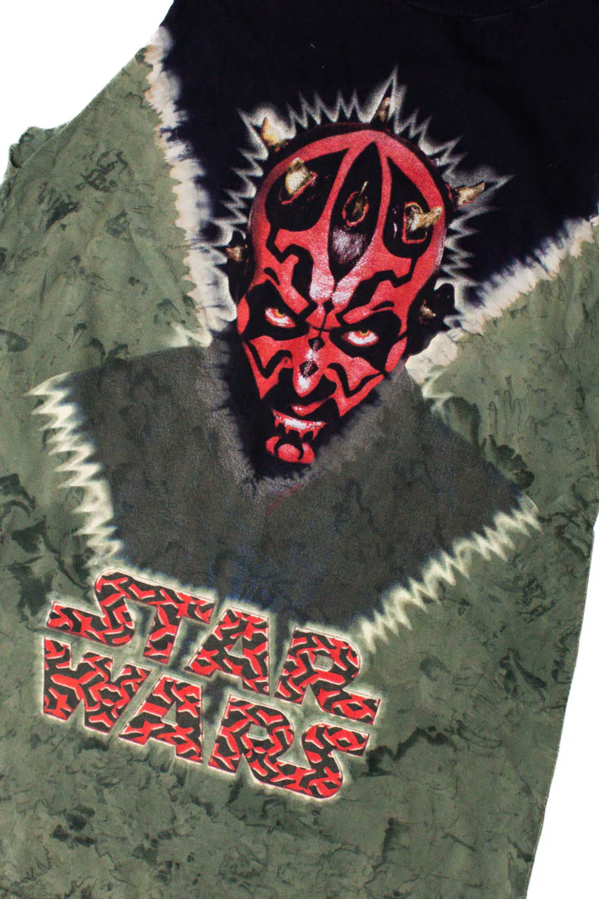Vintage Darth Maul Star Wars T-Shirt (1999) - Image 2