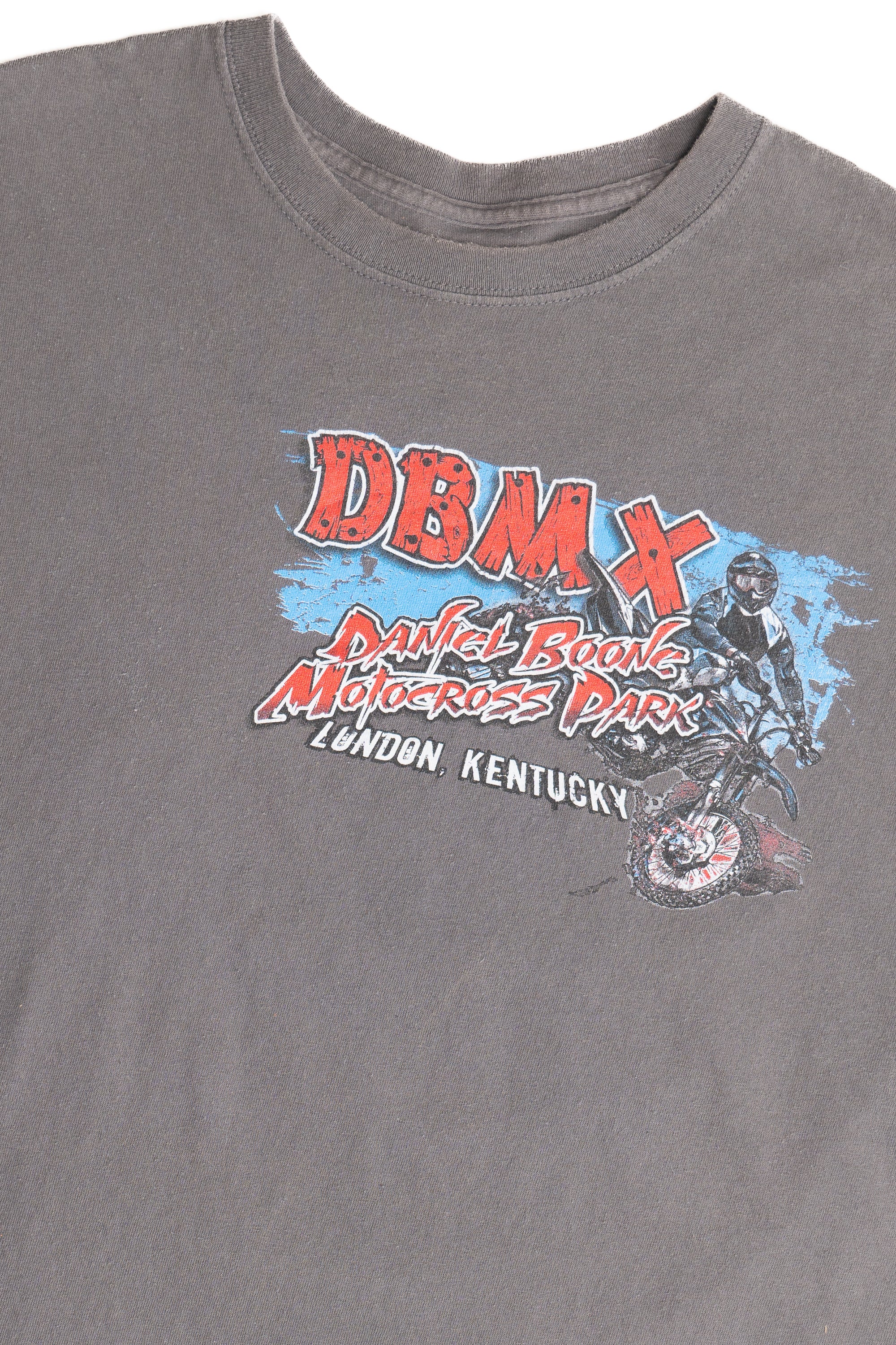 Vintage DBMX Daniel Boone Motorcoss Park T-Shirt - Image 3