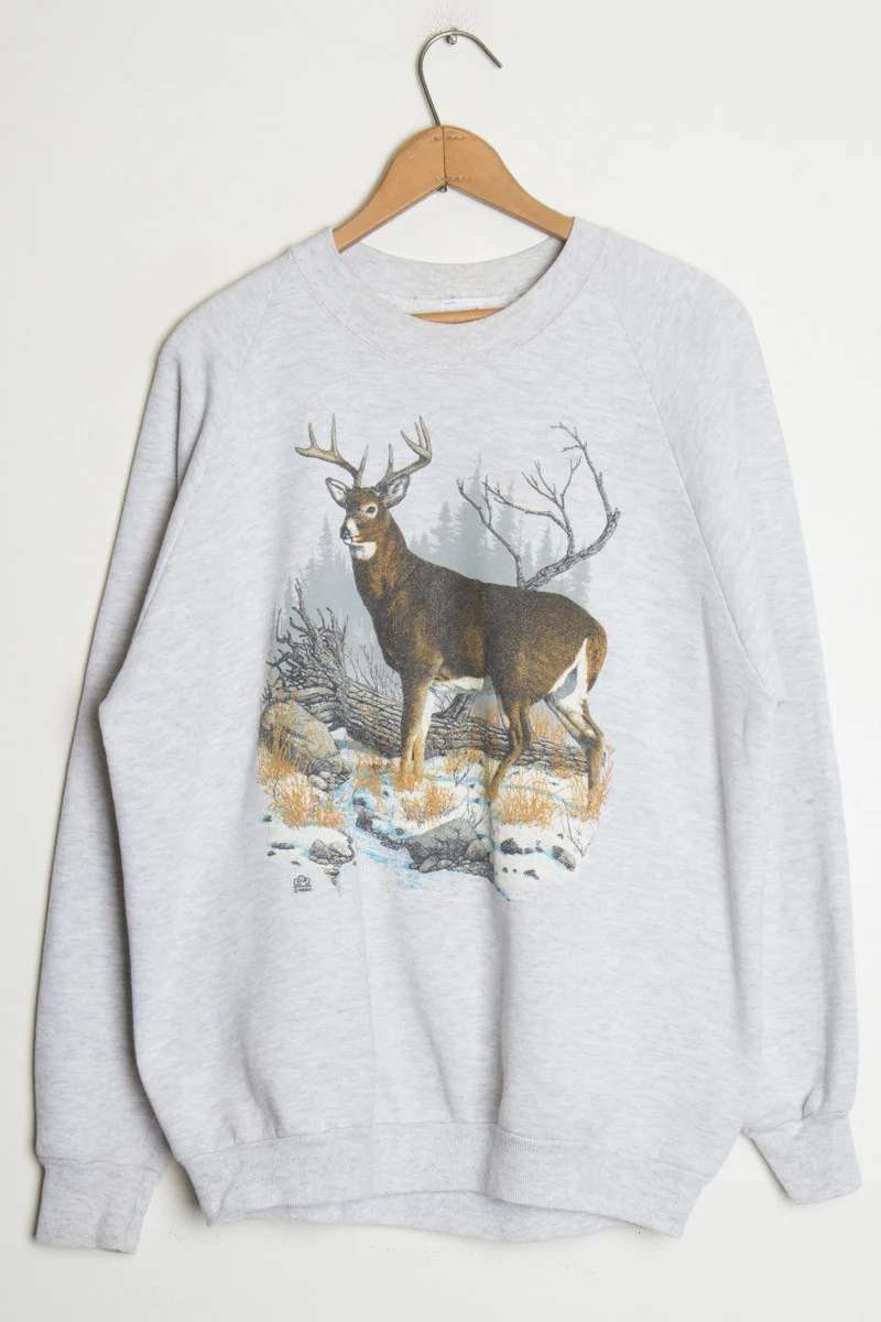 Vintage Deer Sweatshirt 1 - Image 2