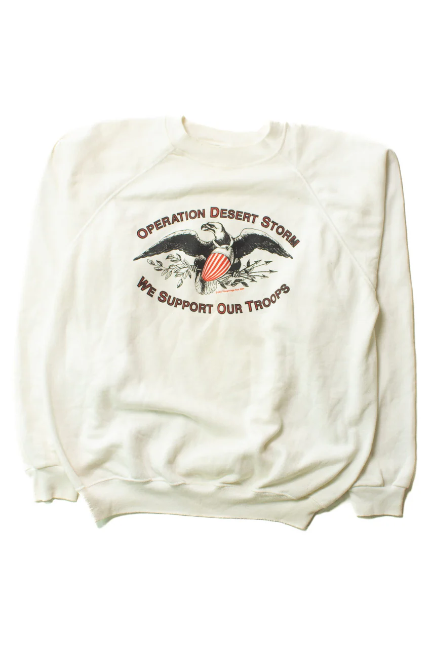 Vintage Desert Storm Sweatshirt (1991) 9480 - Image 2