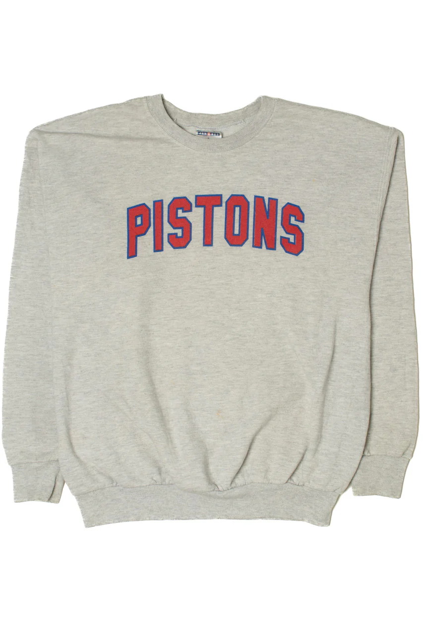 Vintage Detroit Pistons NBA Jerzees Sweatshirt - Image 2