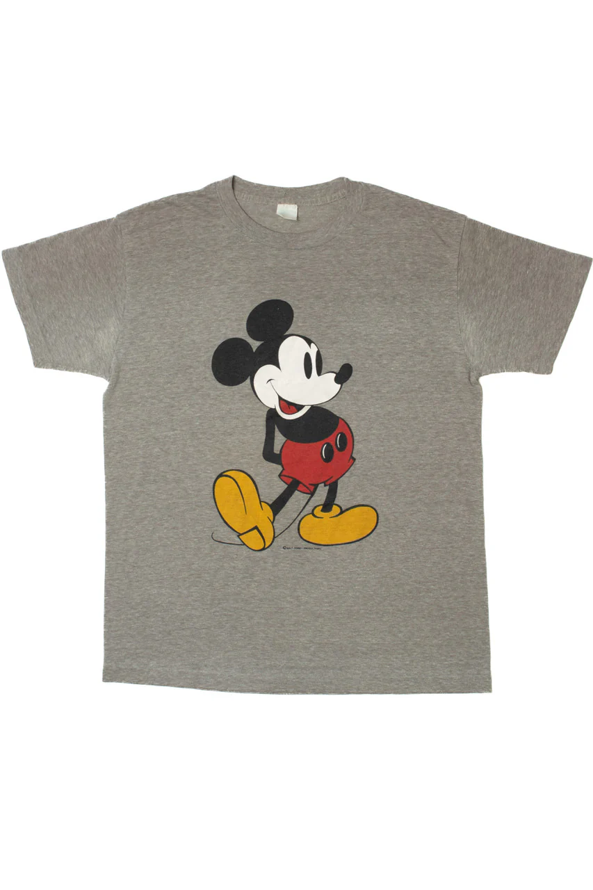 Vintage Disney Mickey Mouse Extra Soft Single Stitch T-Shirt - Image 2