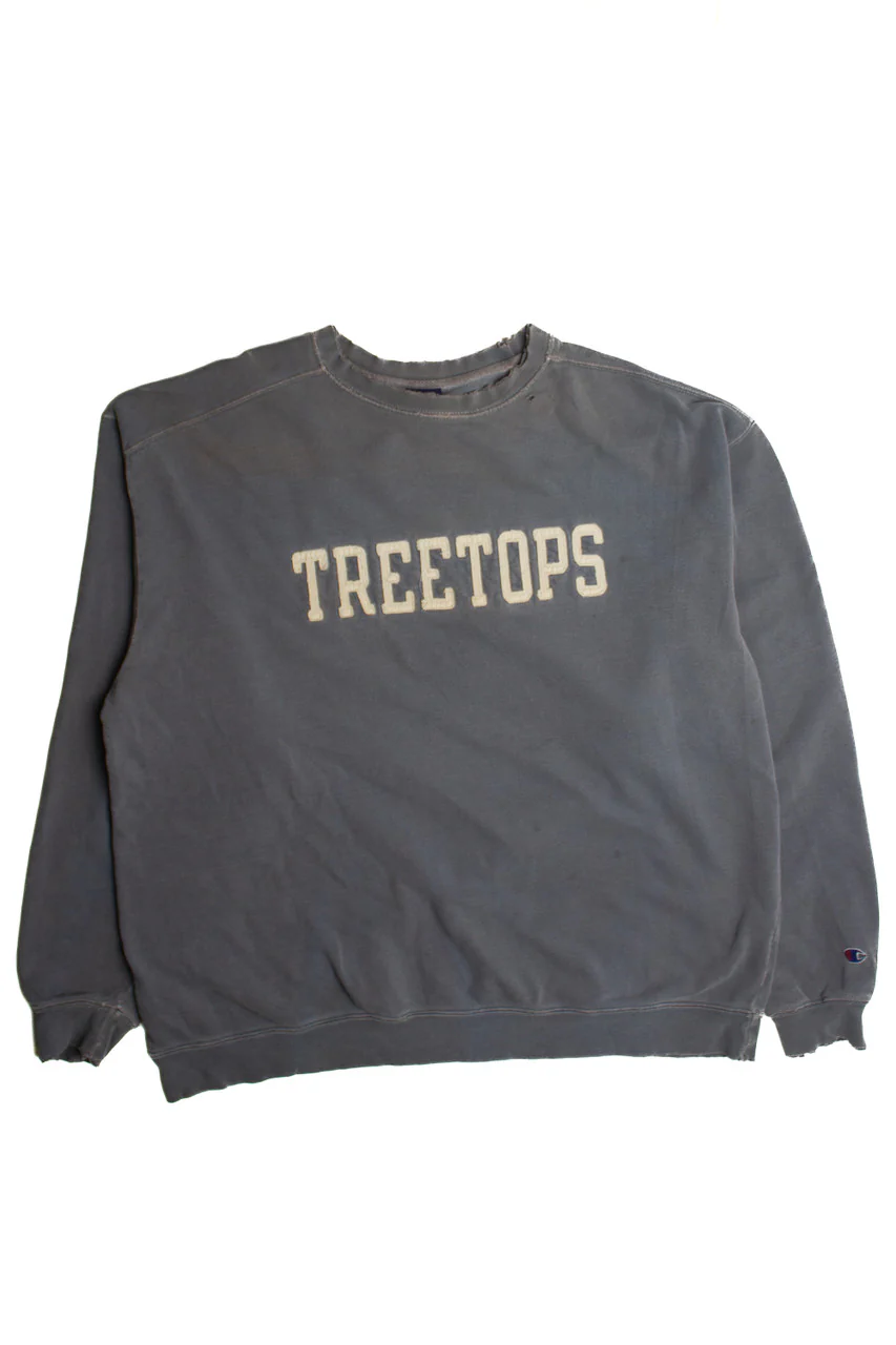 Vintage Distressed Champion Treetops Sweatshirt (1990s) 9458 - Image 2