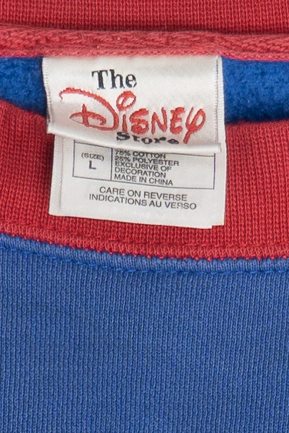 Vintage Distressed Mickey Embroidered The Disney Store Sweatshirt (2000s) - Image 4