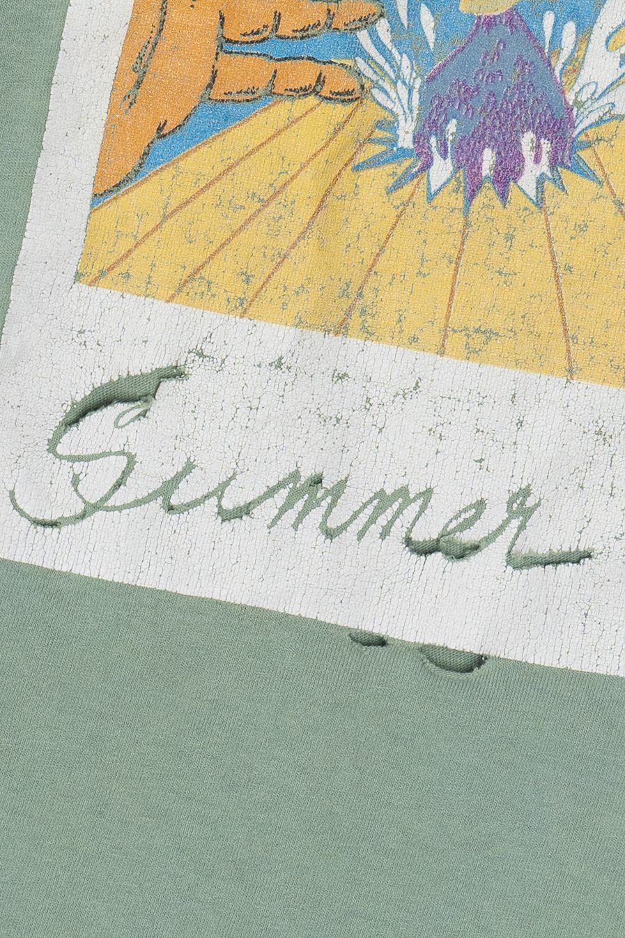 Vintage Distressed Phish "Summer '95" Tour Jim Pollock Illustration T-Shirt (1990s) - Image 6