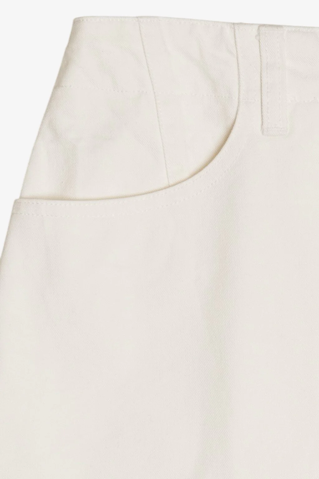 Vintage Dockers High Waisted Denim Mini Skirt (2000s) - Image 4