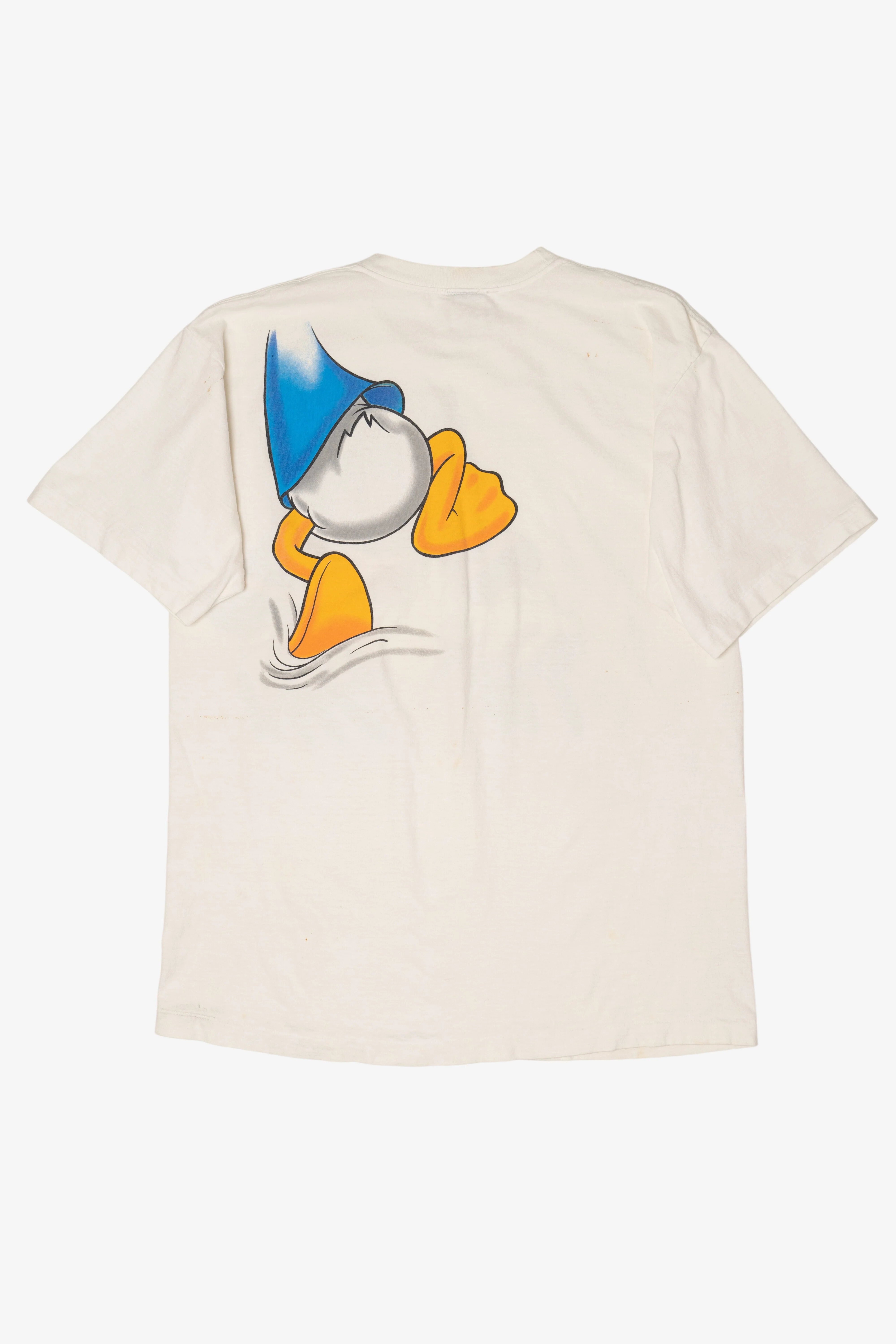 Vintage Donald Duck Front/Back Single Stitch T-Shirt (1990s) - Image 2