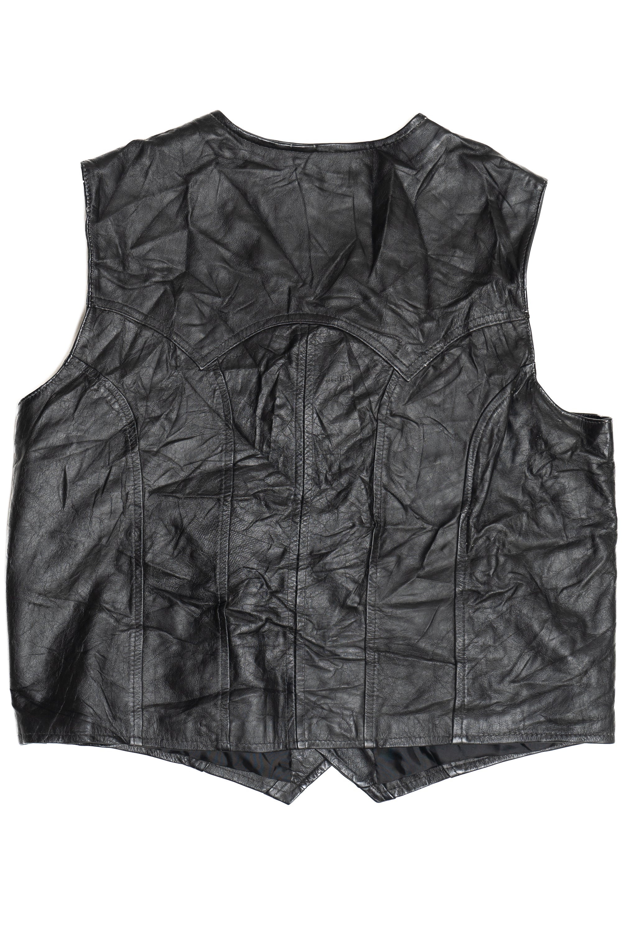 Vintage El Venadito Leather Vest (1990s) - Image 2
