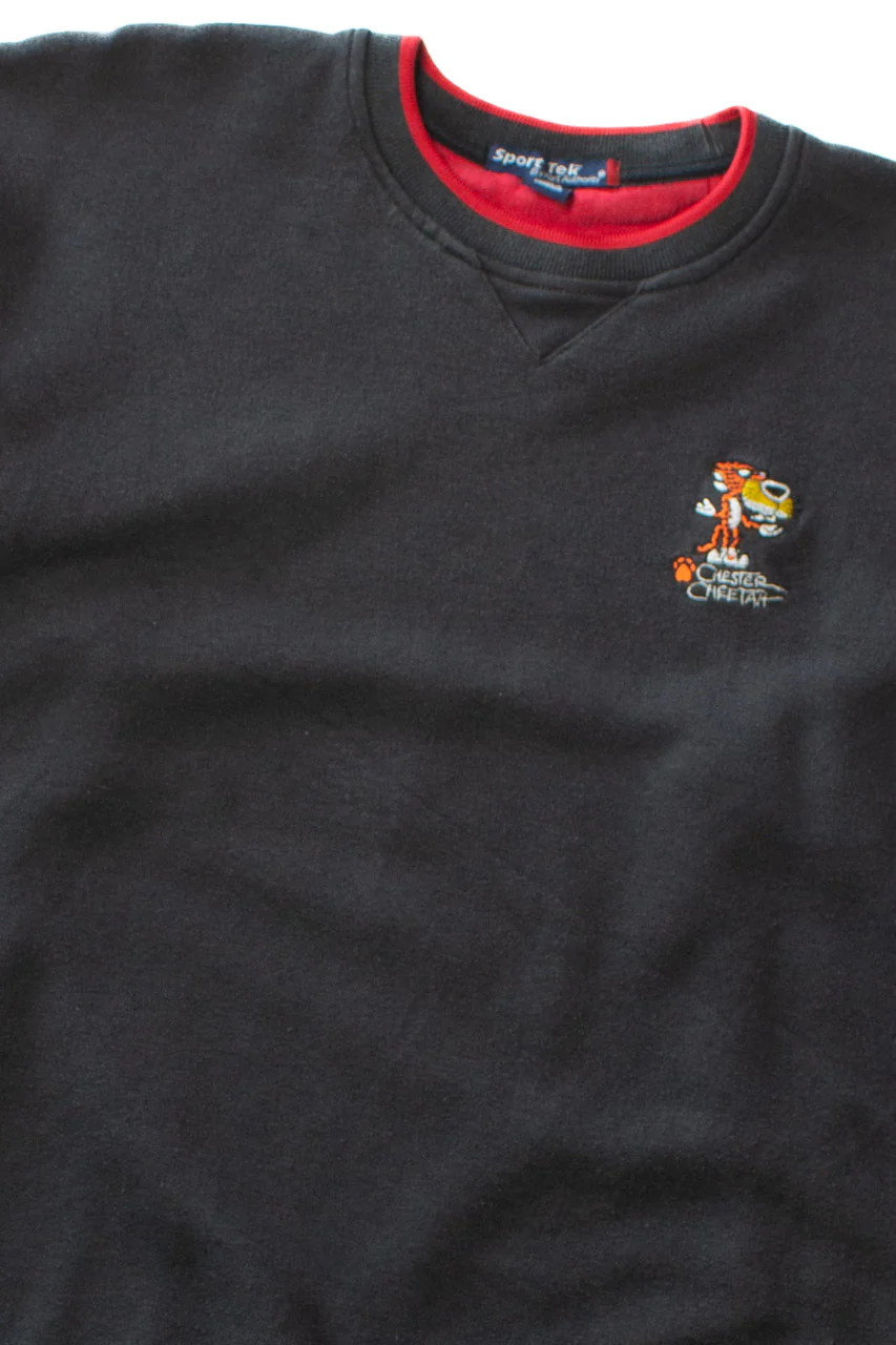 Vintage Embroidered Chester Cheetah Sweatshirt (1990s)