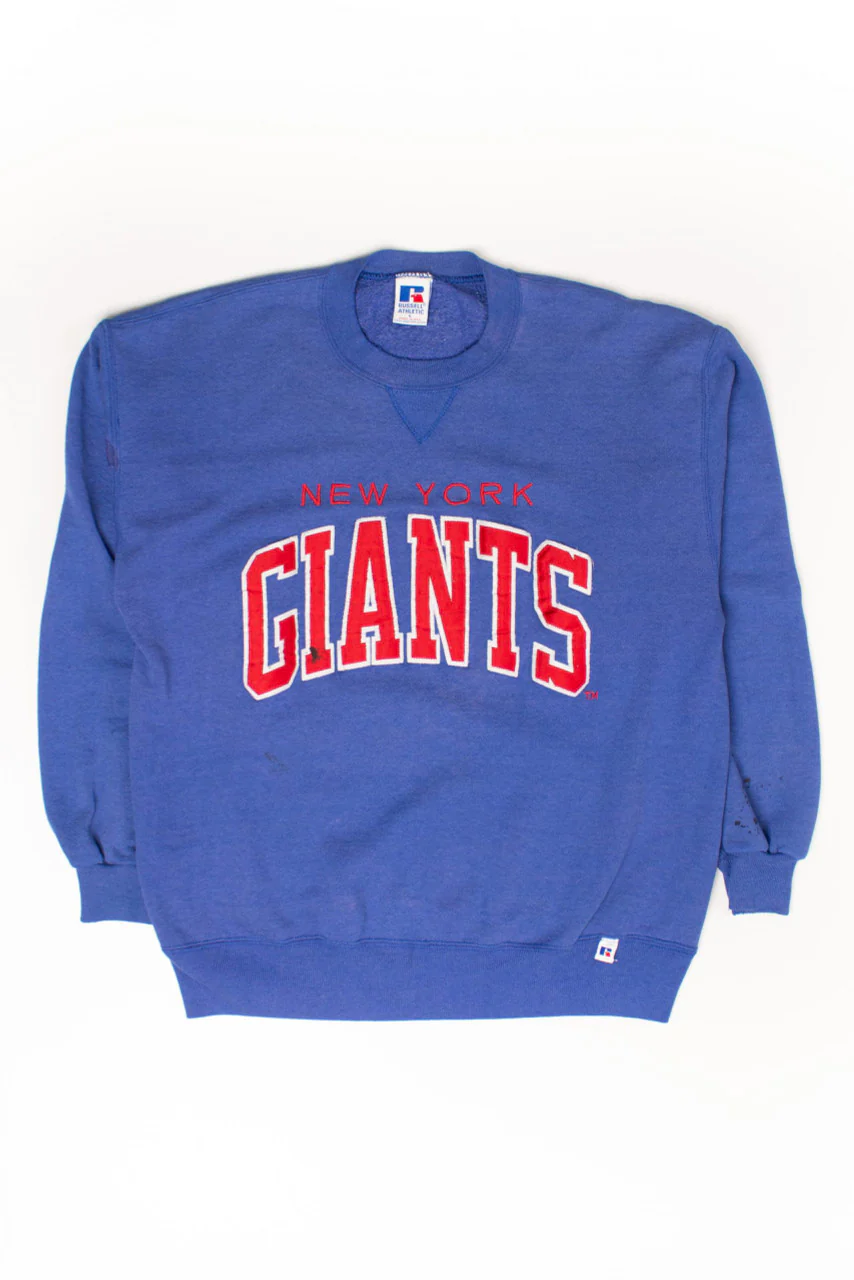 Vintage Embroidered New York Giants Sweatshirt (1990s) - Image 3