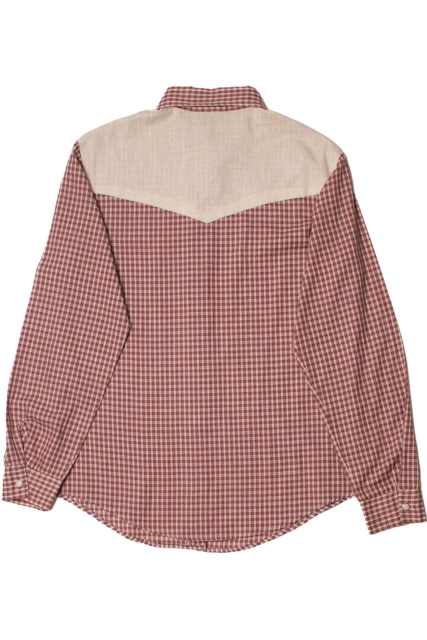 Vintage Embroidered Western Button Up Shirt 992 - Image 2
