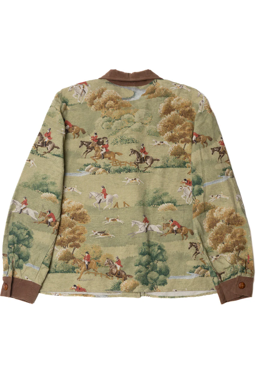 Vintage Equestrian Countryside Lightweight Jacket