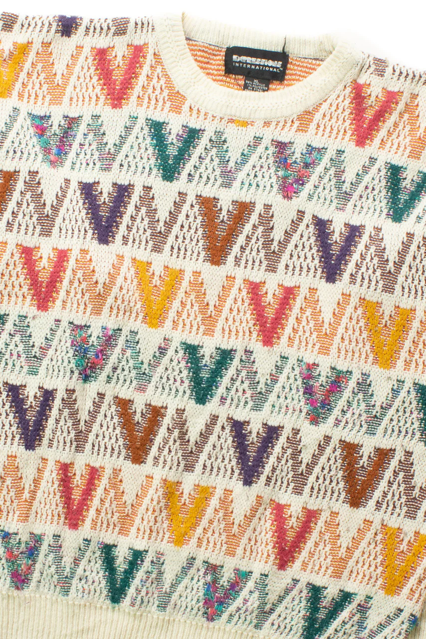 Vintage Expressions 80s Sweater 4411 - Image 5