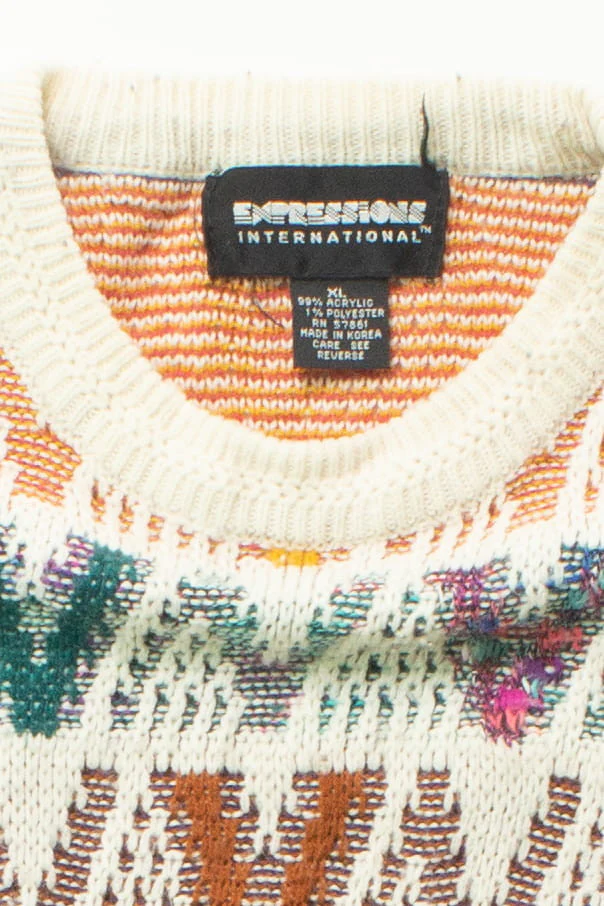 Vintage Expressions 80s Sweater 4411 - Image 6