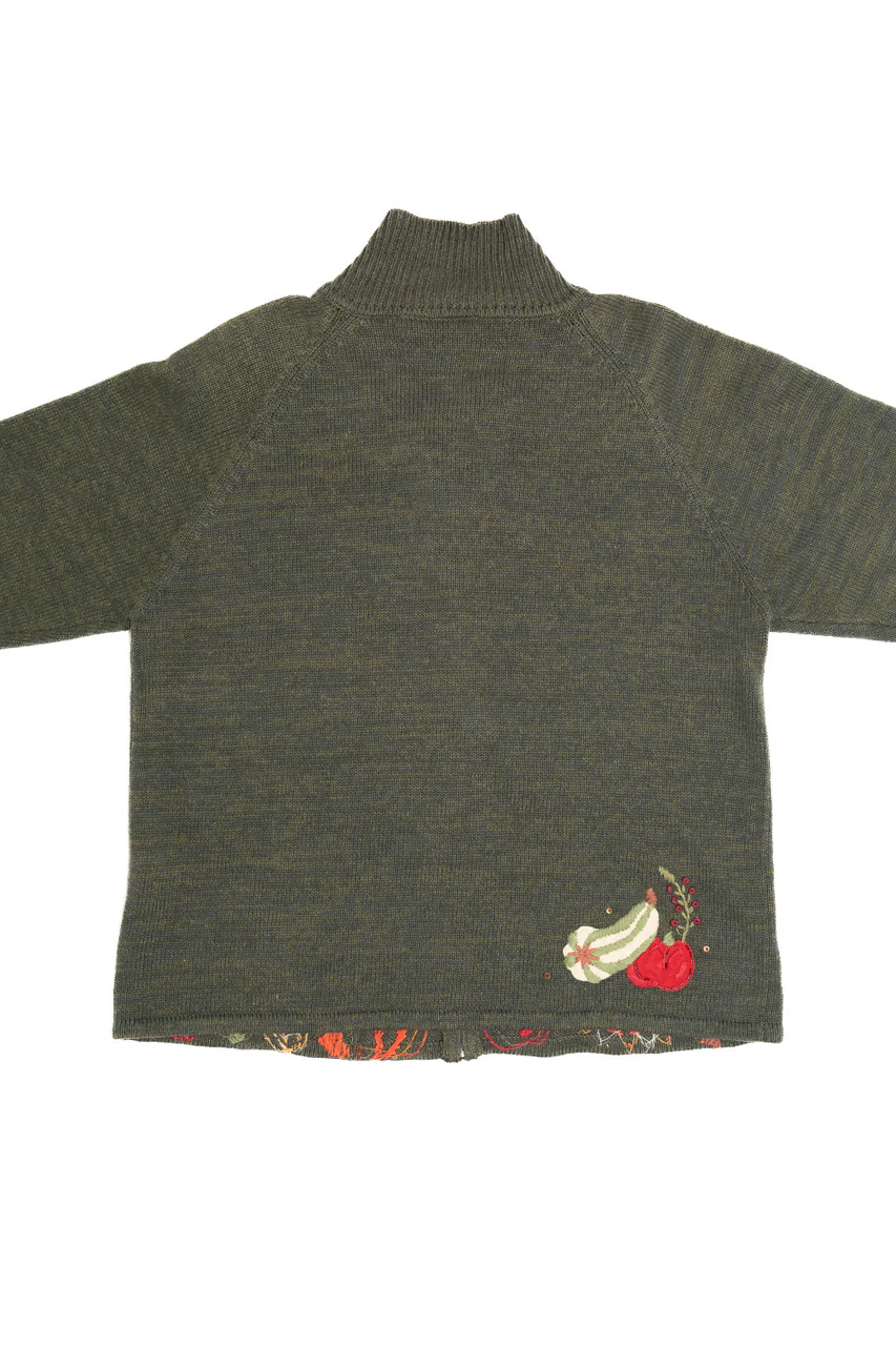 Vintage Fall Harvest Carolina Colours Plus Halloween Sweater - Image 3