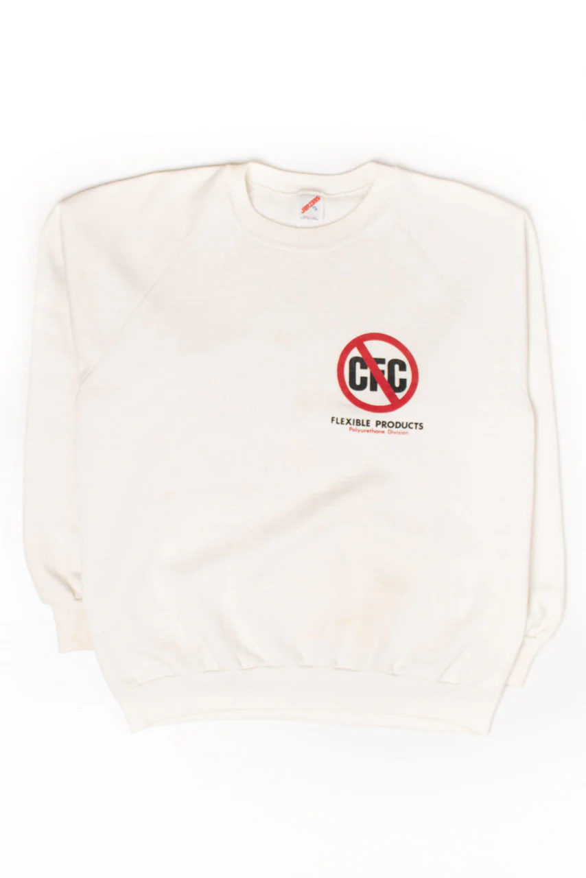 Vintage Flexible Products Polyurethane Division Sweatshirt (1990s) - Image 2