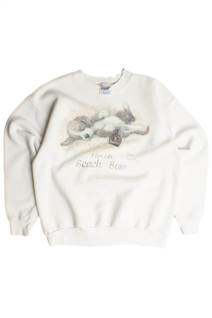 Vintage Florida Beach Bum Sweatshirt (1990s) - Image 2