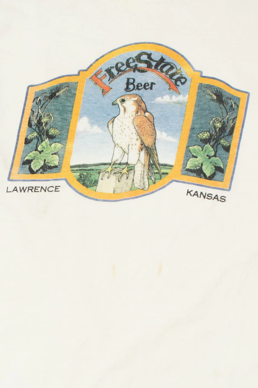 Vintage Free State Beer Single Stitch T-Shirt - Image 2