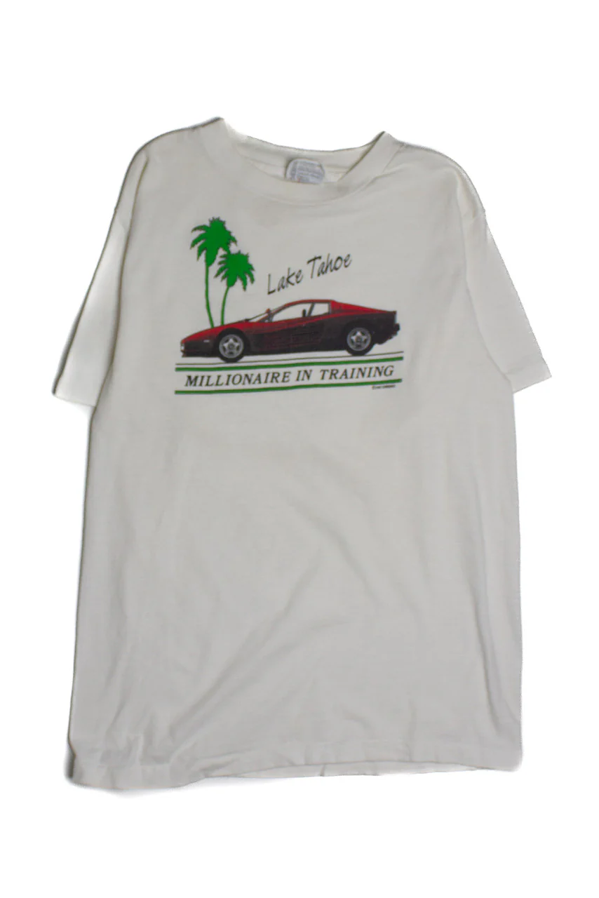 Vintage Future Millionaire In Training T-Shirt (1980s) - Image 2