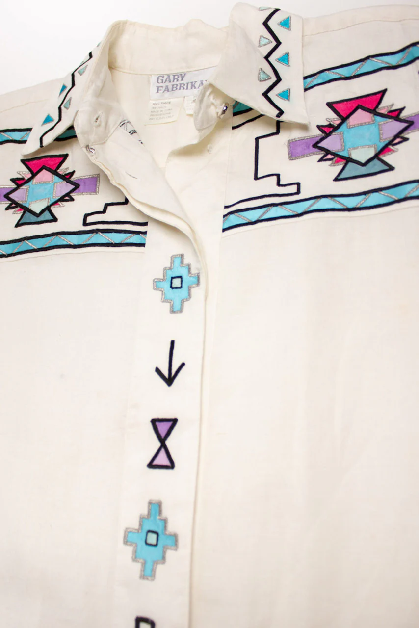 Vintage Gary Fabrikant Southwestern Button Up Shirt (1992)