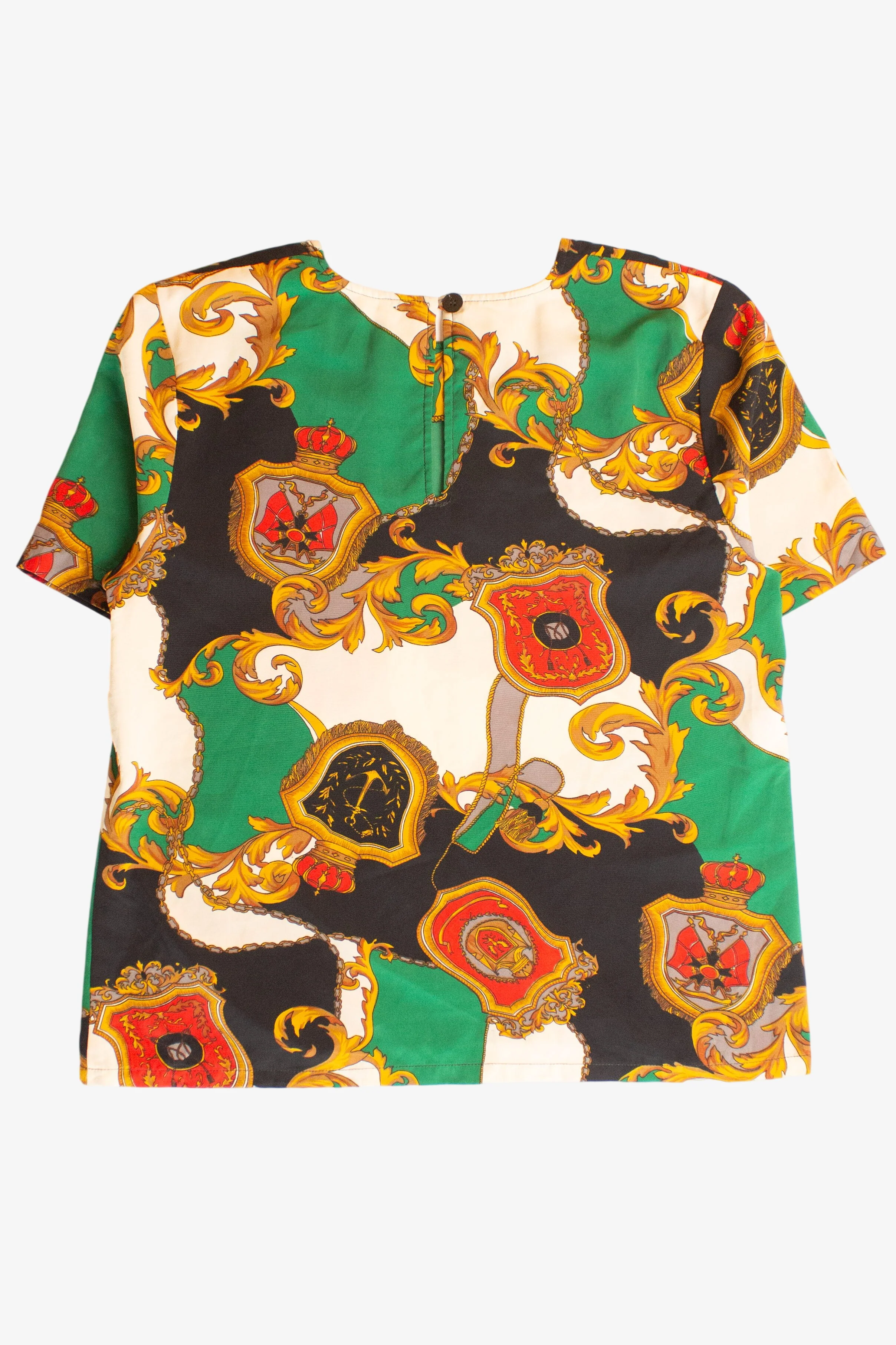 Vintage Genevieve Gozum Short Sleeve Blouse (1990s) - Image 4