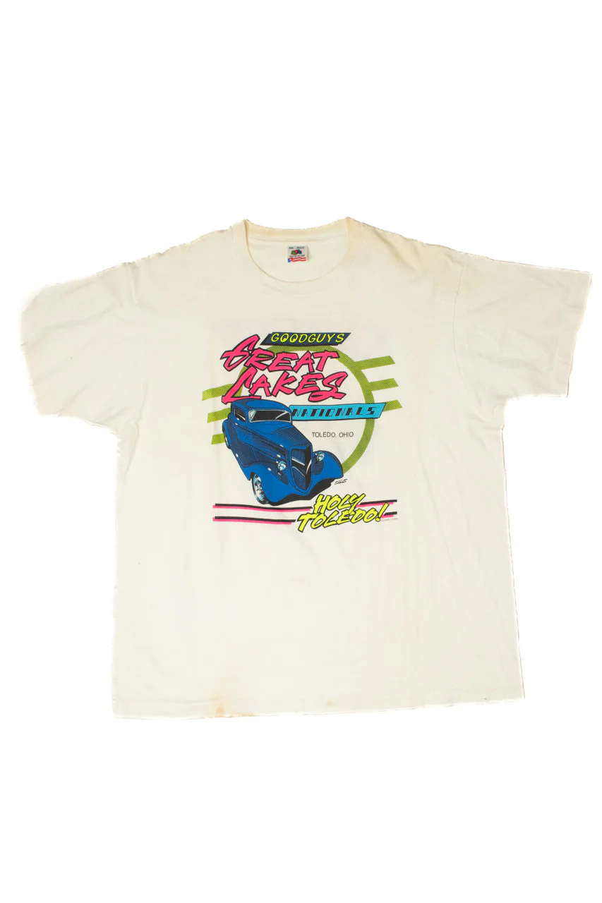 Vintage Good Guys Great Lakes National Holy Toledo! Fruit of the Loom T-Shirt (1980s) - Image 2