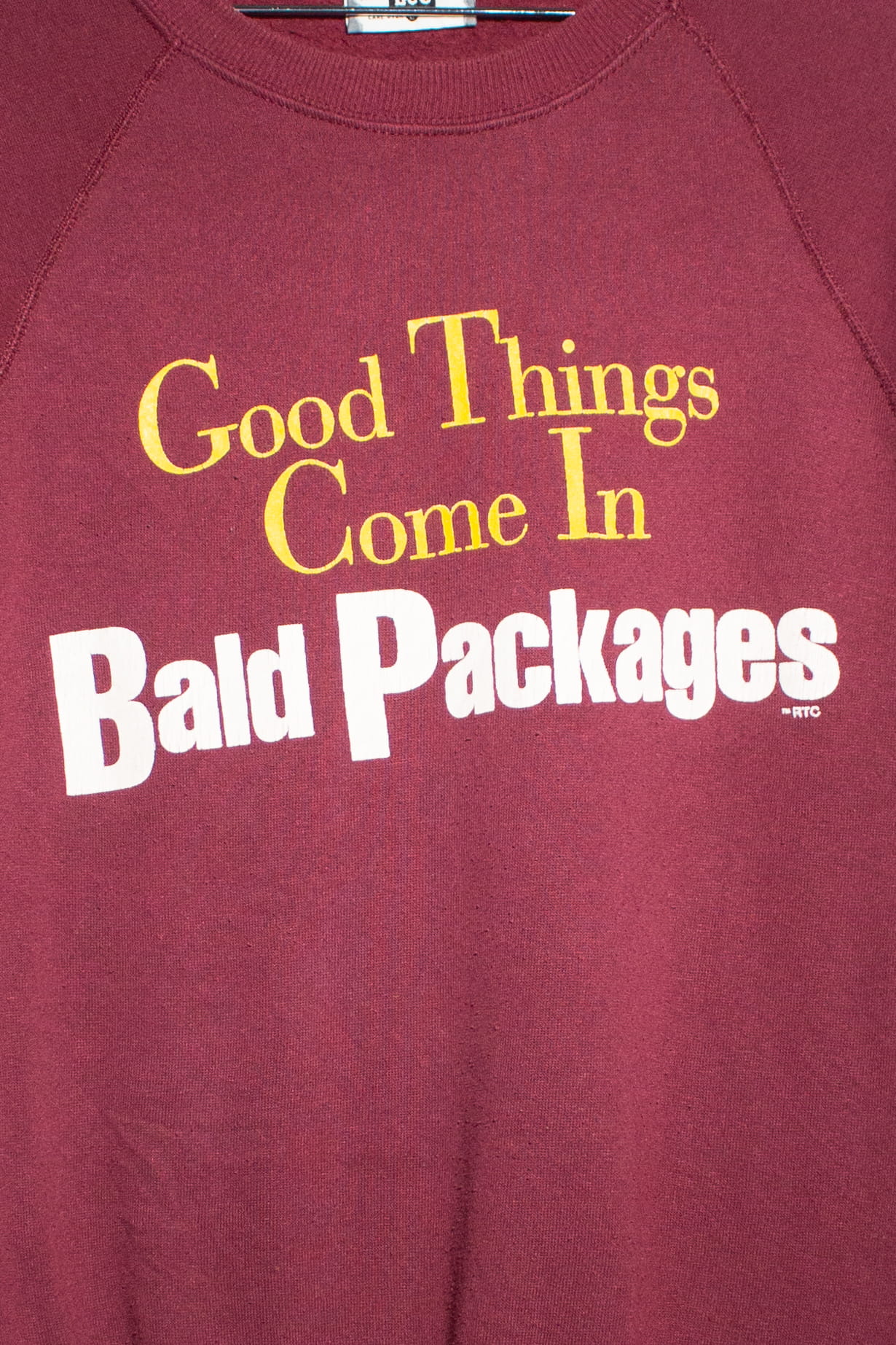 Vintage Good Things Come In Bald Packages Sweatshirt (1990s) - Image 2