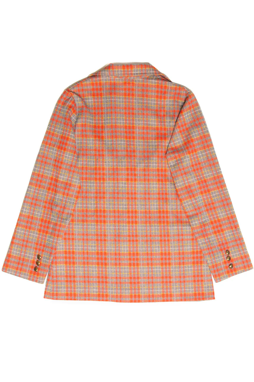 Vintage Graff Plaid Blazer - Image 3