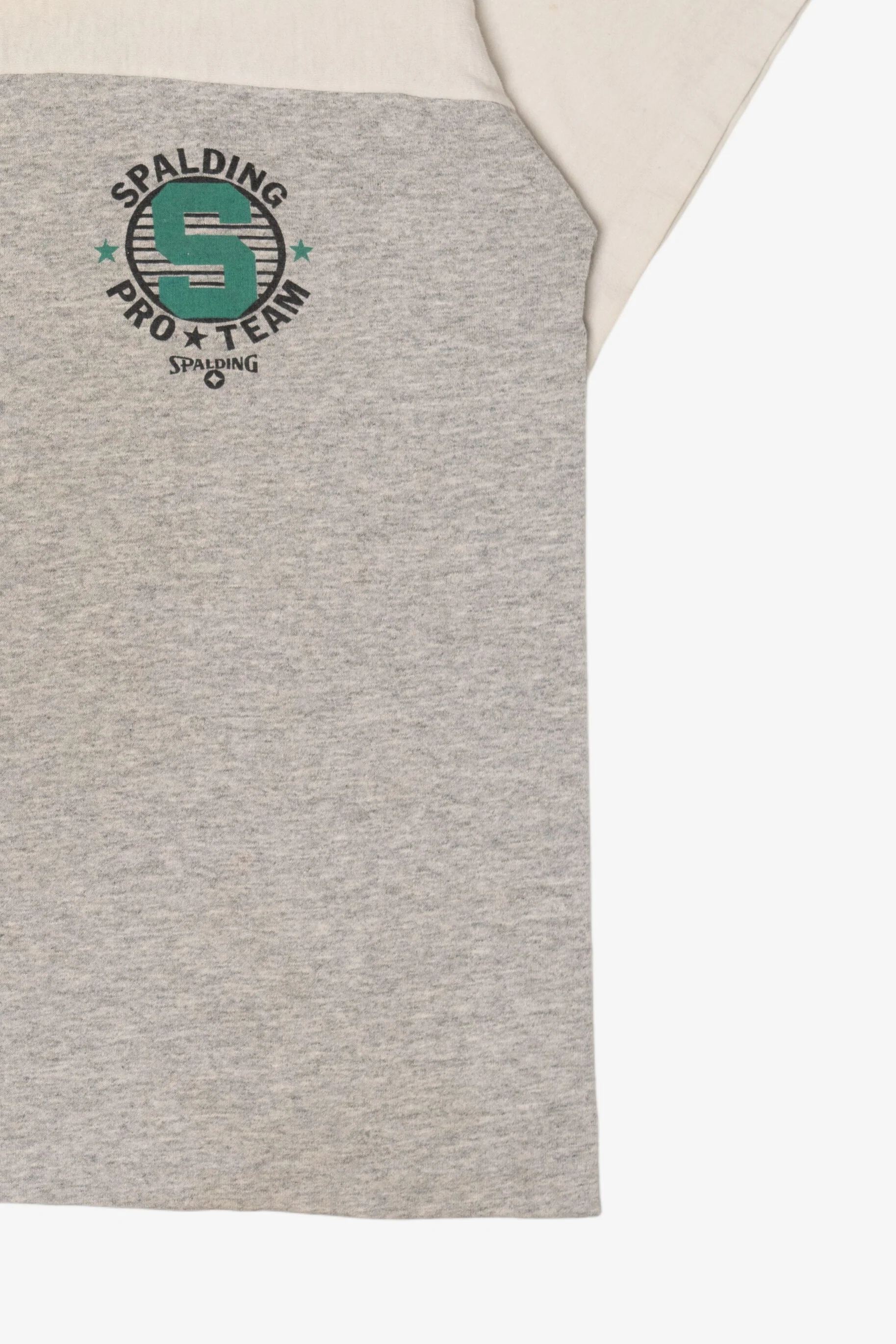Vintage Gray Spalding Pro Team Single Stitch T-Shirt (1990s) - Image 9